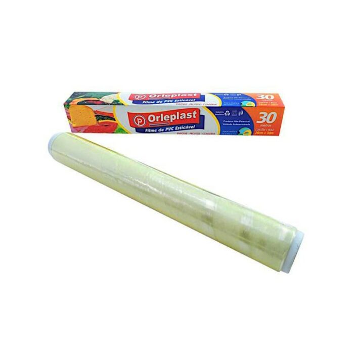 PAPEL FILME PVC ORLEPLAST 28CMX30MT