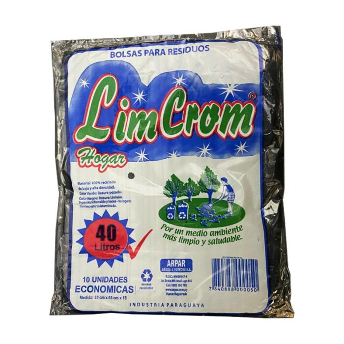 BOLSA P/ RESIDUOS 40LTS