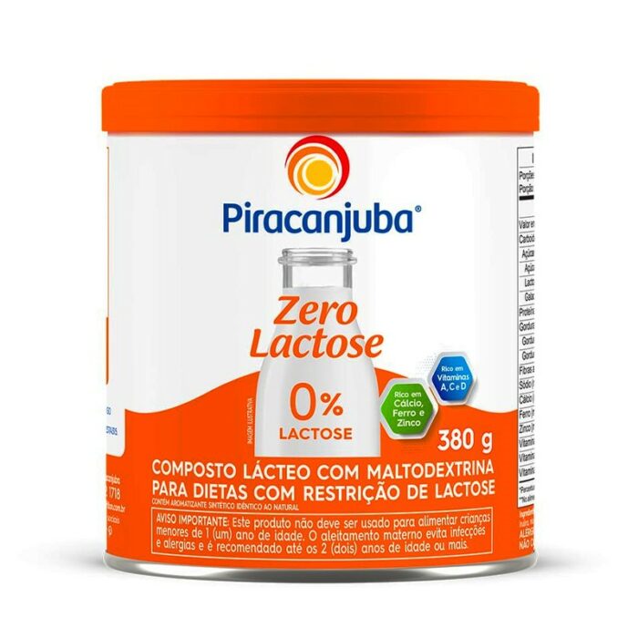 COMPUESTO LACTEO PIRACANJUBA ZERO LACTOSA 380GR