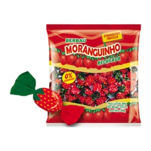 CARAMELO FRESA RELLENADA BERBAU 400GR