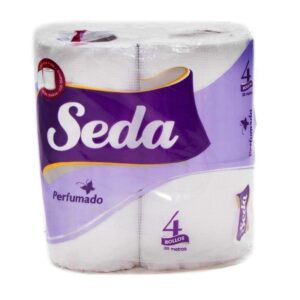 PAPEL HIG. SEDA PERFUMADO 4 ROLOS X 30MTS