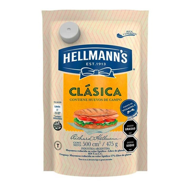 MAYONESA HELLMANNS CLASICA 475GR