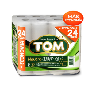 PAPEL HIG TOM DOBLE 30MTS X 24ROLOS