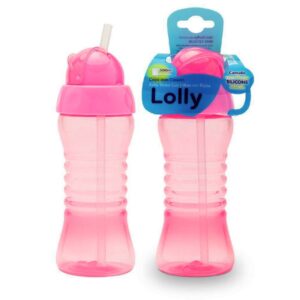 VAZO CON PAJITA INFANTIL LOLLY