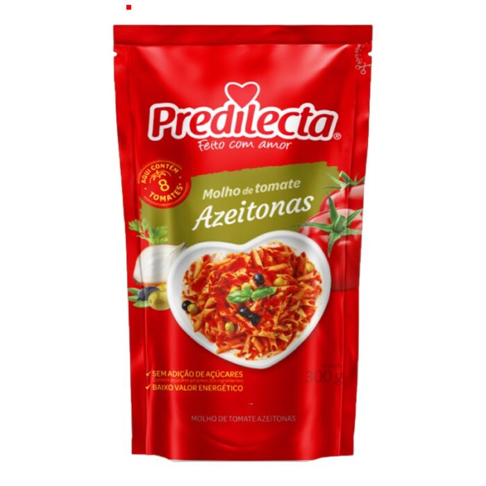 SALSA DE TOMATE C/ AZEITONAS PREDILECTA 300GR