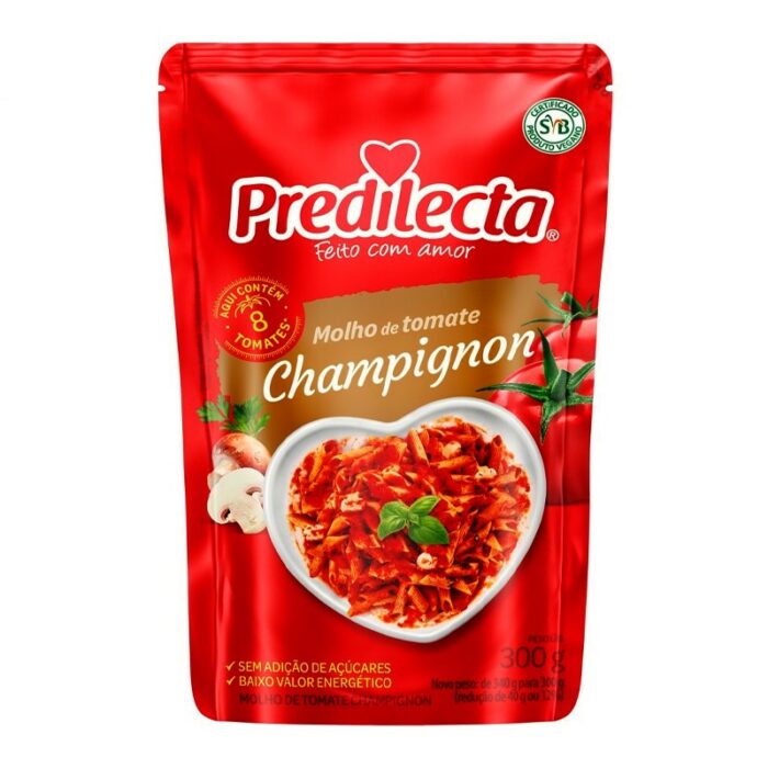 SALSA DE TOMATE CHAMPIGNON PREDILECTA 300GR