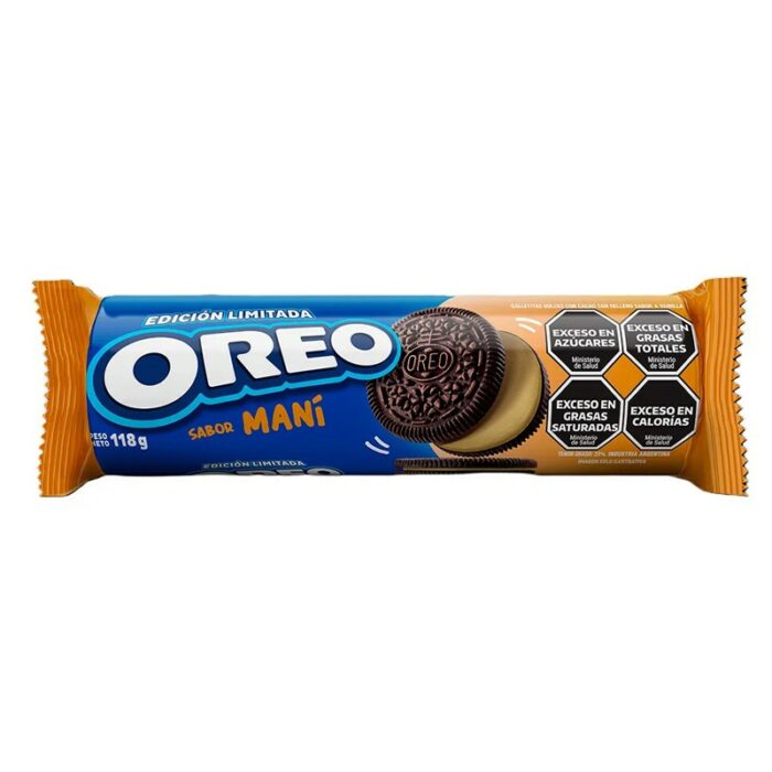 GALLETITA OREO SABOR MANI 118GR