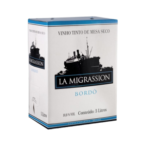 VINO LA MIGRASSION BORDO TINTO SECO 5 LTR