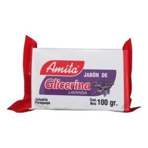 JABON DE GLICERINA LAVANDA AMITA 100GR