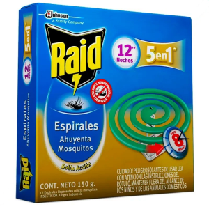RAID ESPIRAL VERDE 5EN1 12UNID