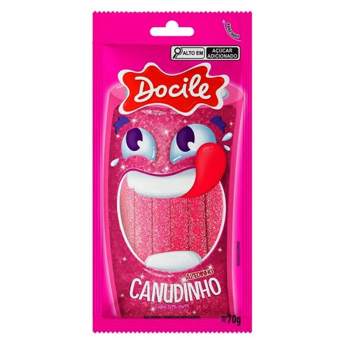 DOCILE CANUDINHO TUTI-FRUTI 70GR