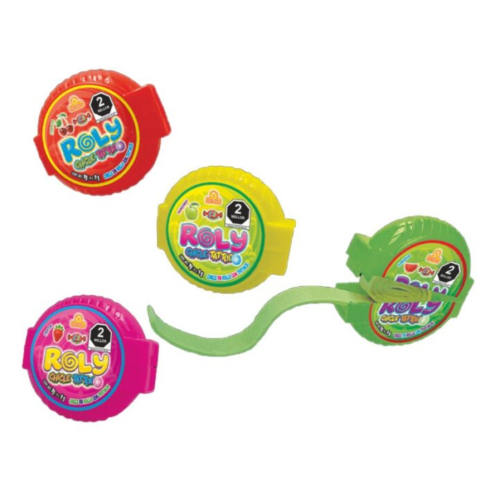 CHICLE ROLY TATOO 9GR
