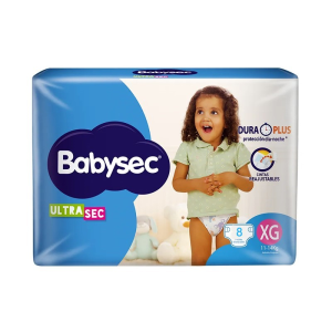 PAÑAL BABYSEC ULTA SEC TAM XG 8UND