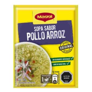 SOPA MAGGI POLLO CON ARROZ 70GR