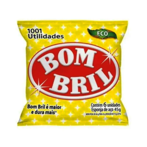 LANA DE ACERO BOM BRIL 6 UND. 45GR