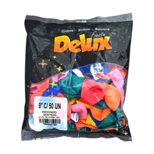 GLOBO SURTIDO DELUX C/ 50UND