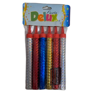 VELA FUENTE LUMINOSA 12CM C/6