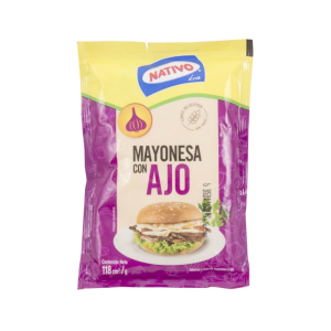MAYONESA NATIVO  CON AJO 118GR